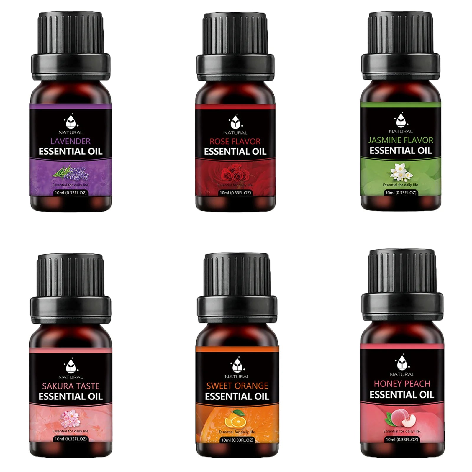 10ml Water Soluble Aromatherapy Essential Oil Humidifier Diffuser Essential Oil Home Fragrance Products Reed Diffuser Oils
