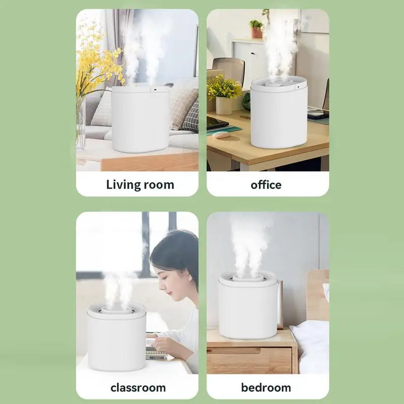 Baby Humidifiers For Nursery 6L Silent Aromatherapy Diffuser Large Capacity Air Purifier Double Spray Nozzle Personal Humidifier