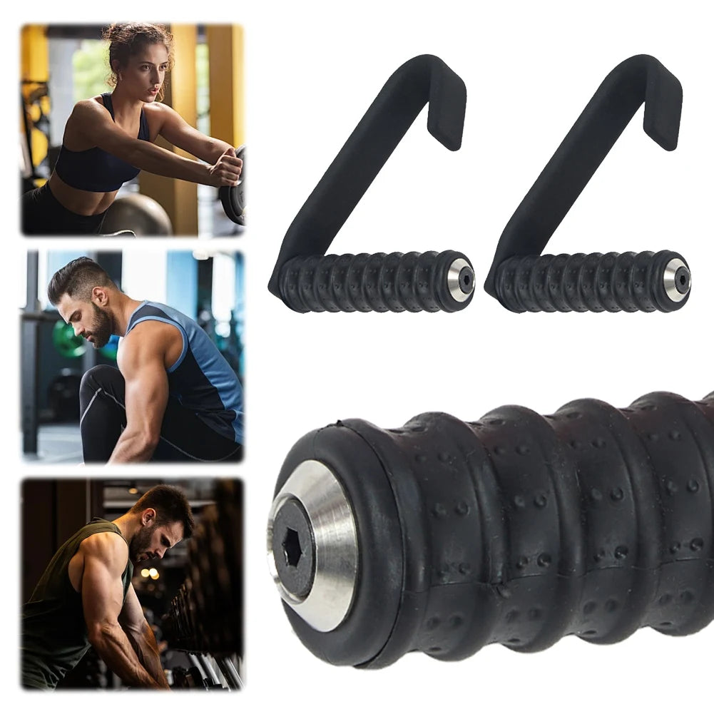 2Pcs Pulls Up Grip Handle Pulls Up Resistance Band Handle Non Slip Workout Handle Ergonomic Heavy Duty for Gym Fitness