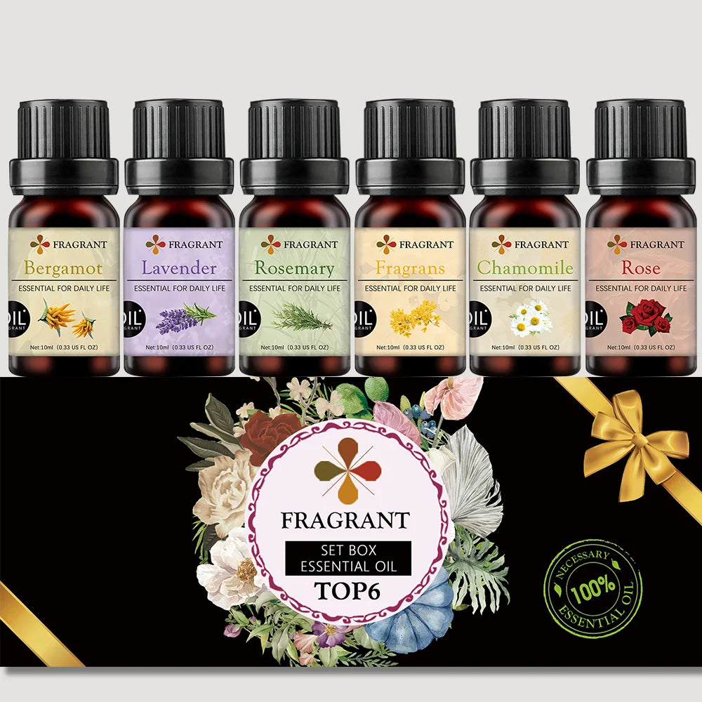 10ml Water Soluble Aromatherapy Essential Oil Humidifier Diffuser Essential Oil Home Fragrance Products Reed Diffuser Oils