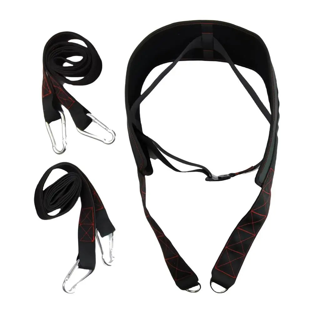 Weight Lifting Belts For Pulling Sled Exercise Pulling Belt Oxford Cloth Soft Padding Fitness Equipment For Strength Training