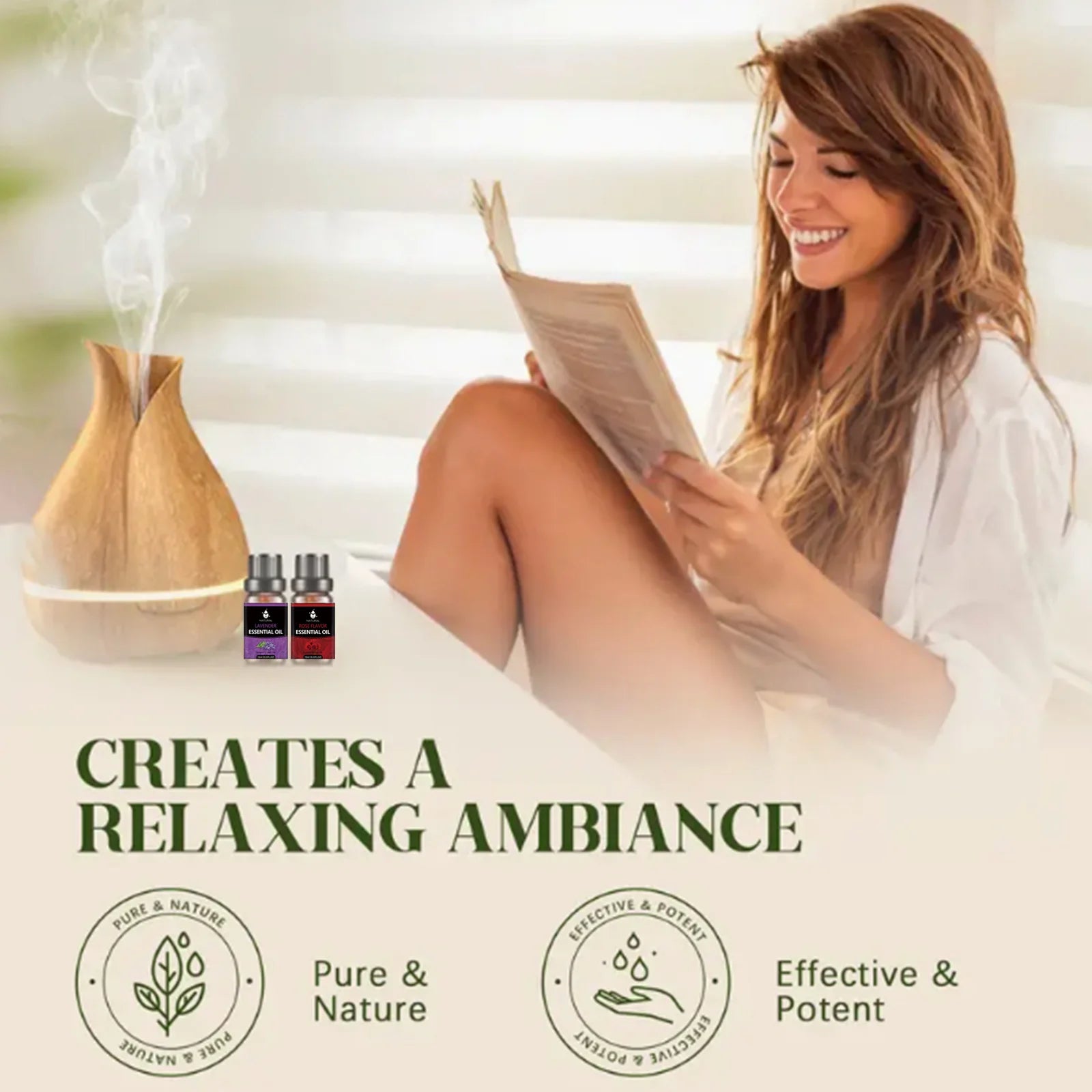 10ml Water Soluble Aromatherapy Essential Oil Humidifier Diffuser Essential Oil Home Fragrance Products Reed Diffuser Oils