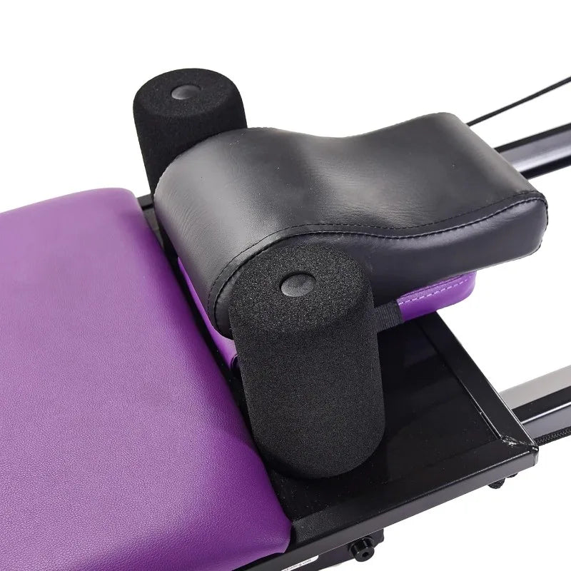 Pilates Reformer Workout Machine for Home Gym - Cardio Fitness Rebounder - Up to 300 lbs Weight Capacity