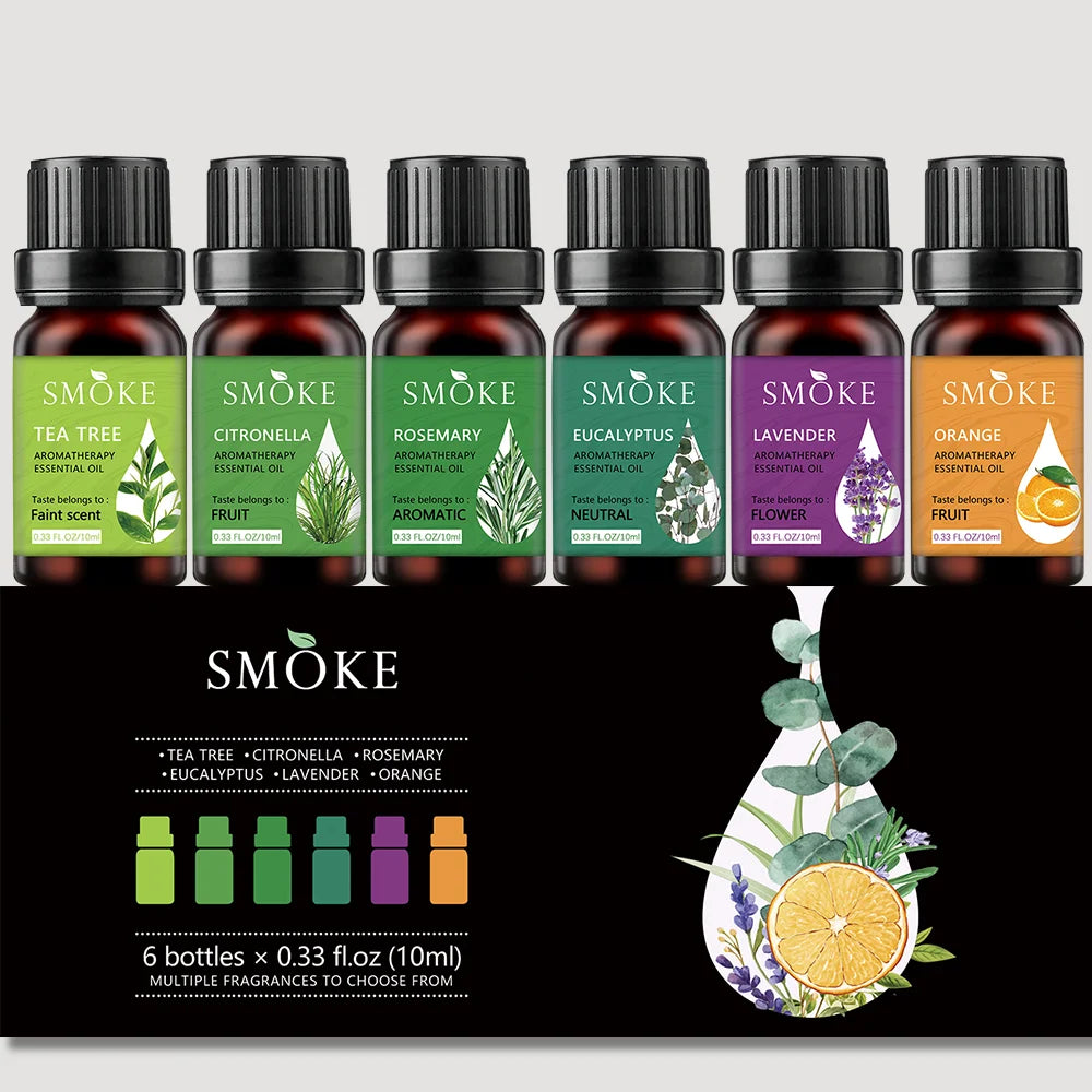 10ml Water Soluble Aromatherapy Essential Oil Humidifier Diffuser Essential Oil Home Fragrance Products Reed Diffuser Oils