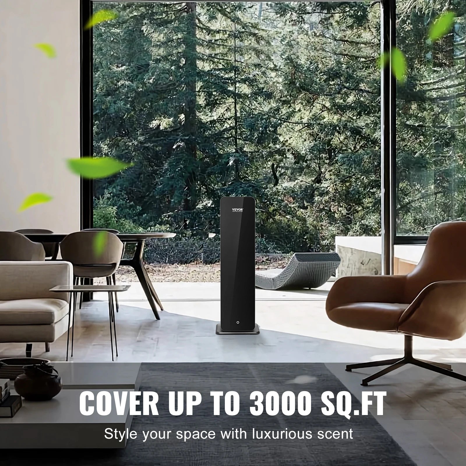 VEVOR Bluetooth Smart Cold Scent Air Diffuser 3000sq.ft Floor Standing Aromatherapy Machine for Large Room Office Hotel