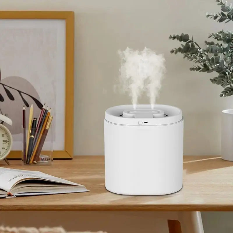 Large Room Humidifier Aromatherapy Diffuser Large Capacity Silent Air Purifier Double Spray Nozzle Personal Humidifier With