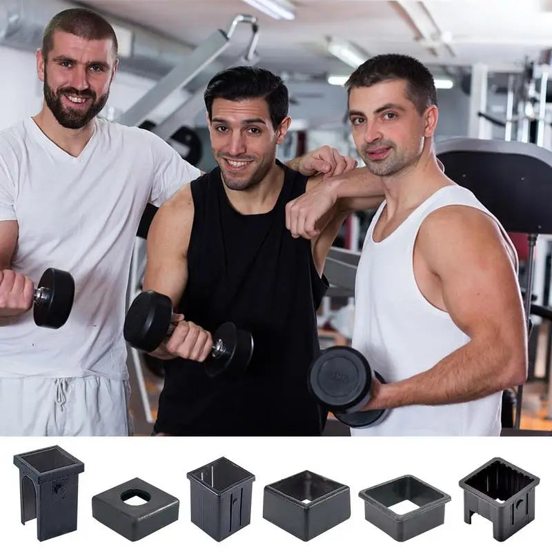 Fitness Tubing End Caps Metal Pipe Bushing Of Fitness Bike PE Hollow Plastic Sleeve Fitness Equipment Accessories