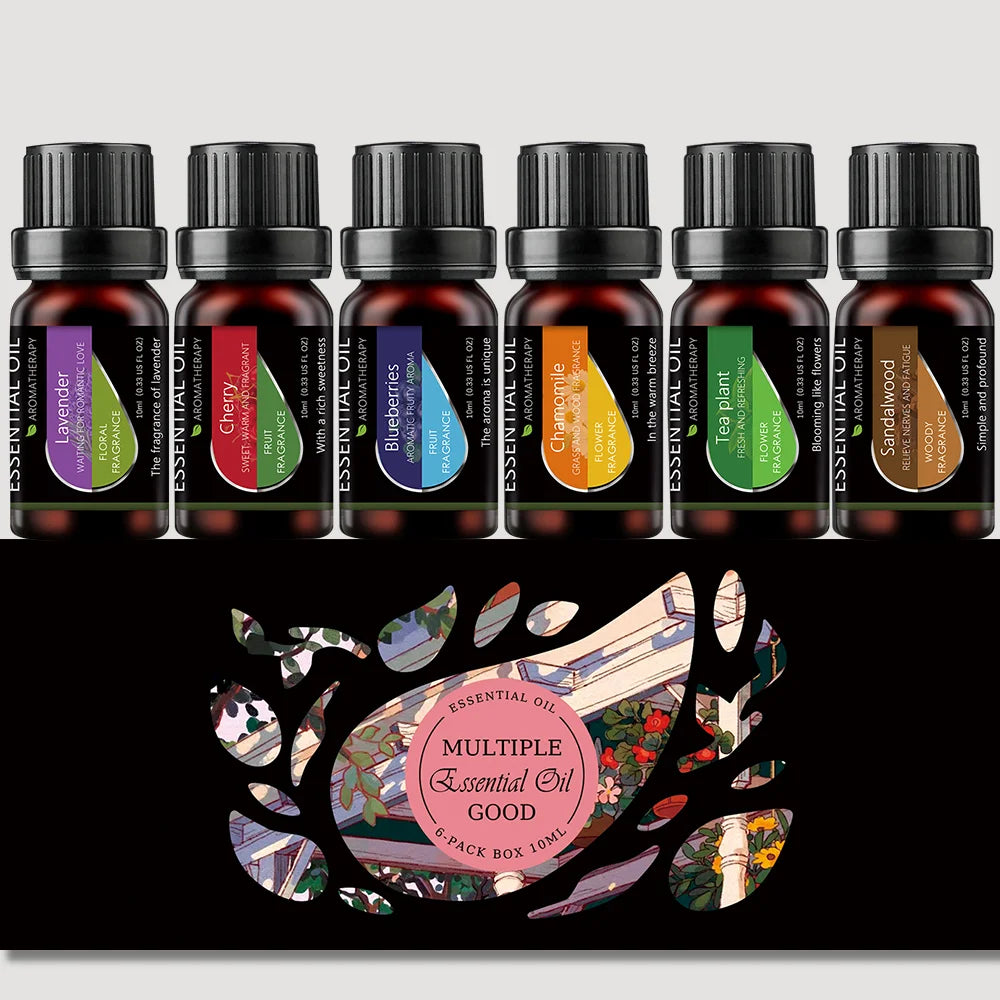 10ml Water Soluble Aromatherapy Essential Oil Humidifier Diffuser Essential Oil Home Fragrance Products Reed Diffuser Oils